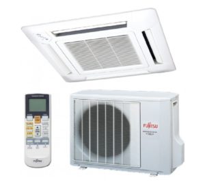 Инверторный компактный кассетный кондиционер Fujitsu AUYG12LVLB / AOYG12LALL